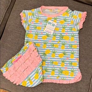 Ruffle butts bathing suit 2 piece